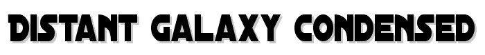 Distant Galaxy Condensed font
